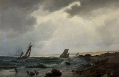 Scène côtière au nord d